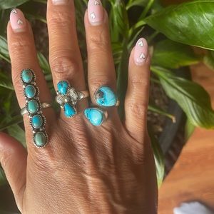 Native Kingman Turquoise Ring